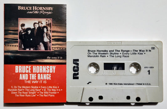 Bruce Hornsby And The Range - "The Way It Is" - CASSETTE TAPE G+/VG