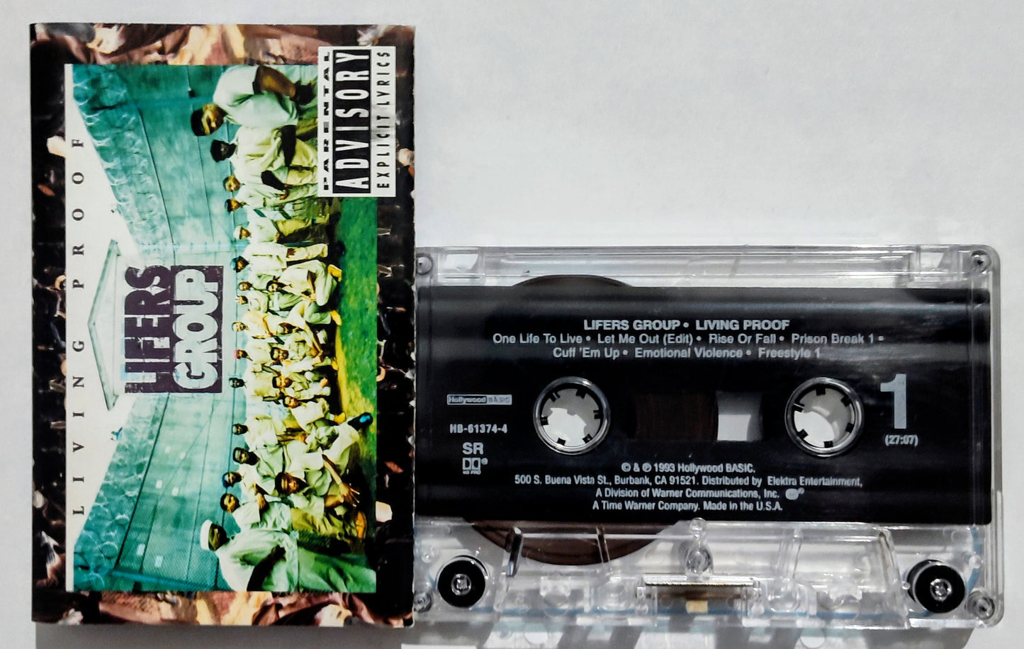 Lifers Group - “Living Proof” - CASSETTE TAPE VG+/VG