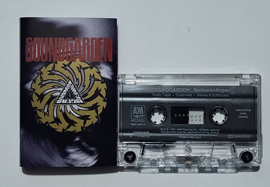 Soundgarden - "Badmotorfinger" - CASSETTE TAPE (Chrome; DOLBY) NM/VG+