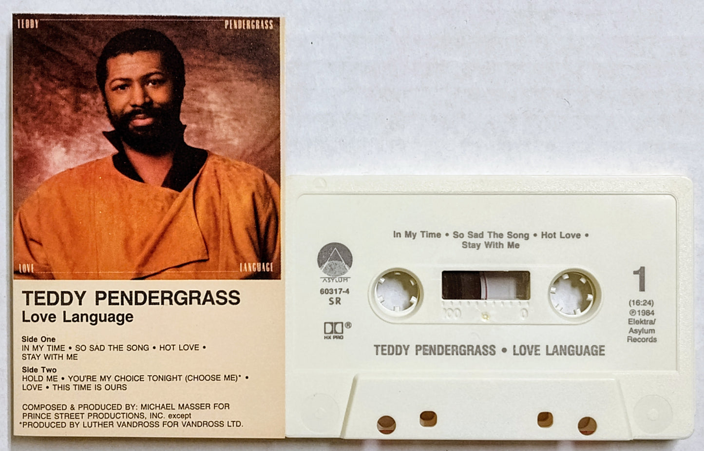 Teddy Pendergrass - “Love Language” - CASSETTE TAPE VG/VG+