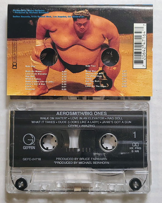 Aerosmith - “Big Ones” - CASSETTE TAPE VG+/VG+