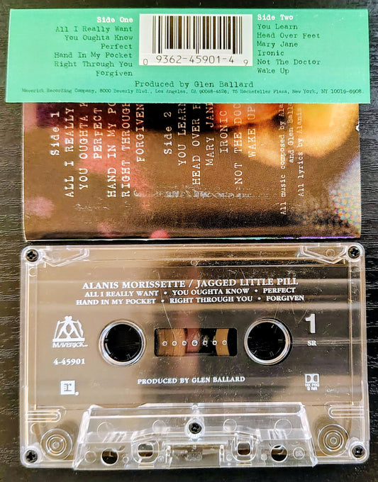Alanis Morissette - “Jagged Little Pill” - CASSETTE TAPE VG+/VG+ *🚨*