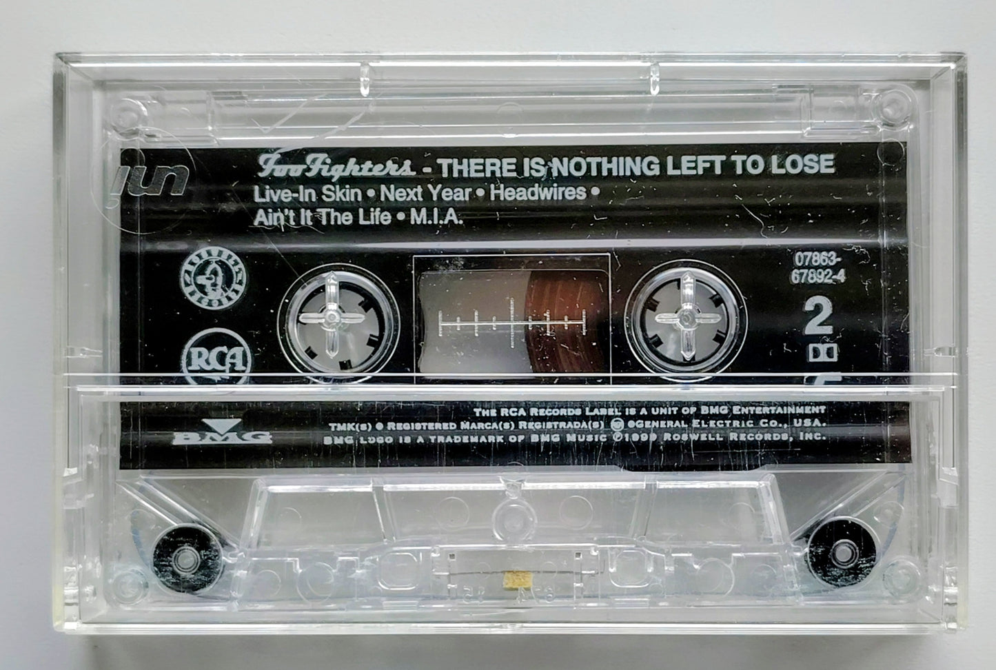 Foo Fighters - “There Is Nothing Left To Lose” - CASSETTE TAPE (No j-card) NA/VG+