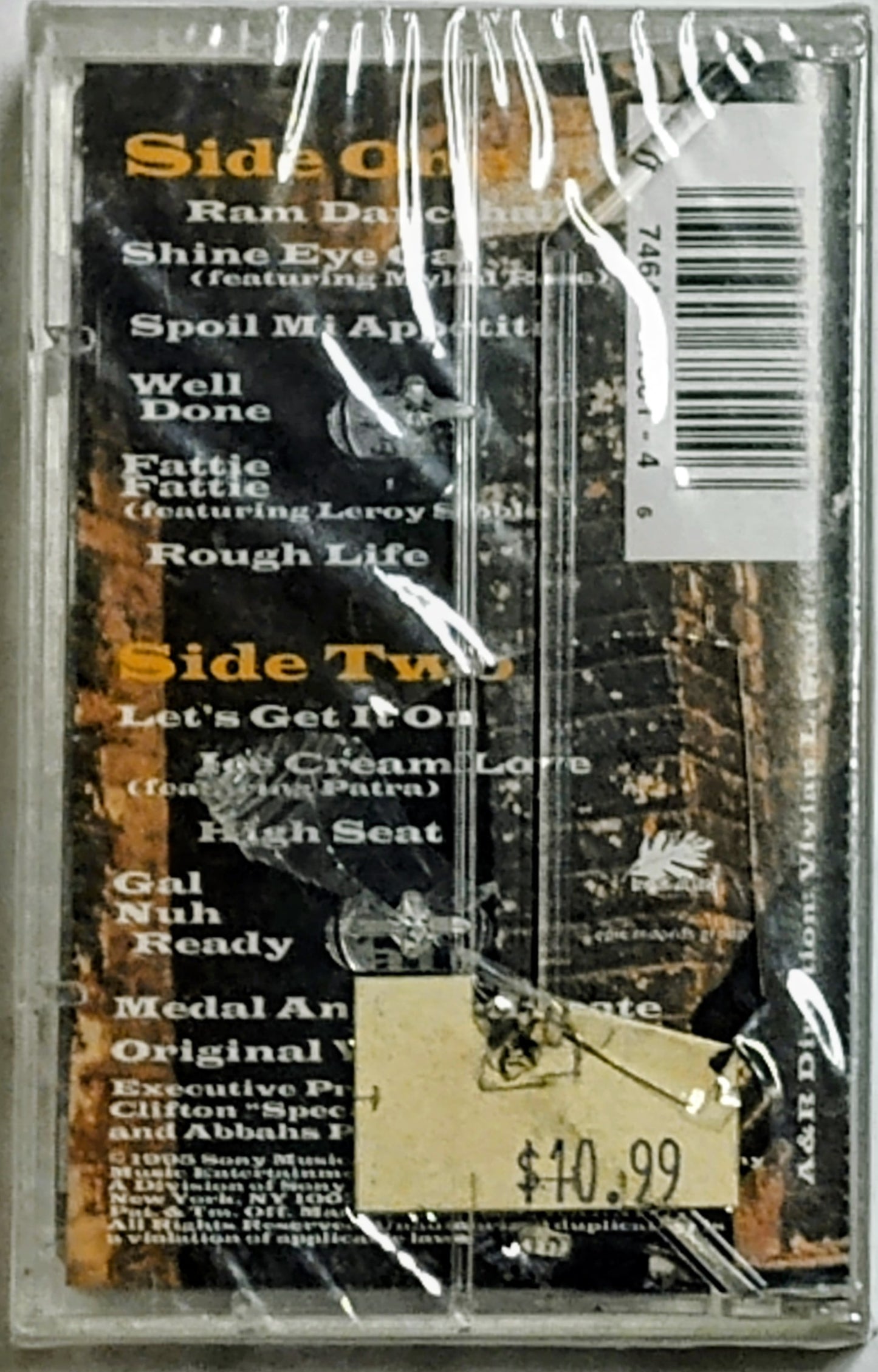 Shabba Ranks - “A Mi Shabba” - CASSETTE TAPE NM/M (Sealed; torn cellophane on back)