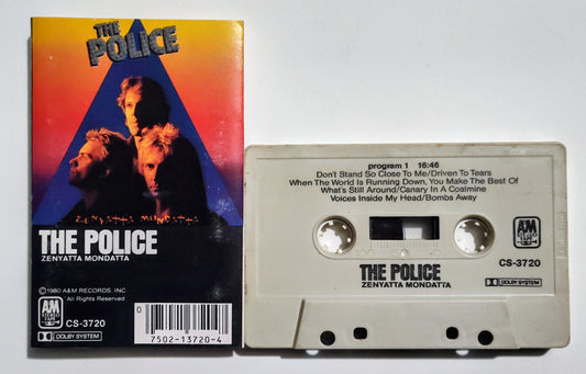 Police, The - "Zenyatta Mondatta" - CASSETTE TAPE (DOLBY) G+/G+