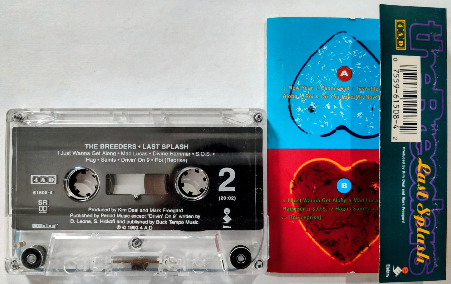 Breeders, The - “Last Splash” - CASSETTE TAPE VG/VG *🚨*
