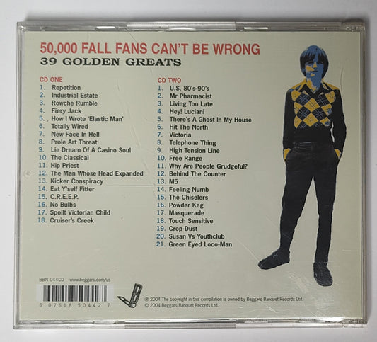 Fall, The - "50,000 Fall Fans Can't Be Wrong; 39 Golden Greats" - INDIE COMPACT DISC (2x) VG+/NM