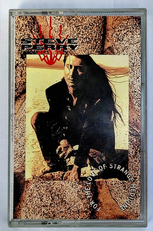 Steve Perry - “For The Love Of Strange Medicine” - CASSETTE TAPE VG+/VG+