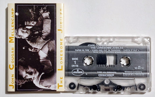 John Cougar Mellencamp - "The Lonesome Jubilee" - CASSETTE TAPE (Chrome; DOLBY) VG/VG