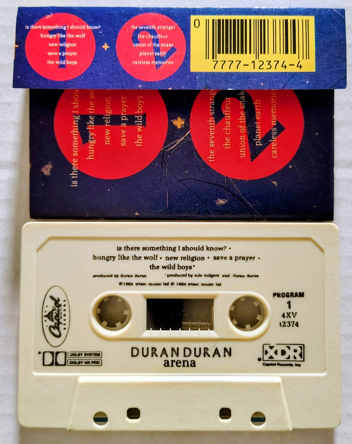 Duran Duran - "Arena" - CASSETTE TAPE VG+/VG+