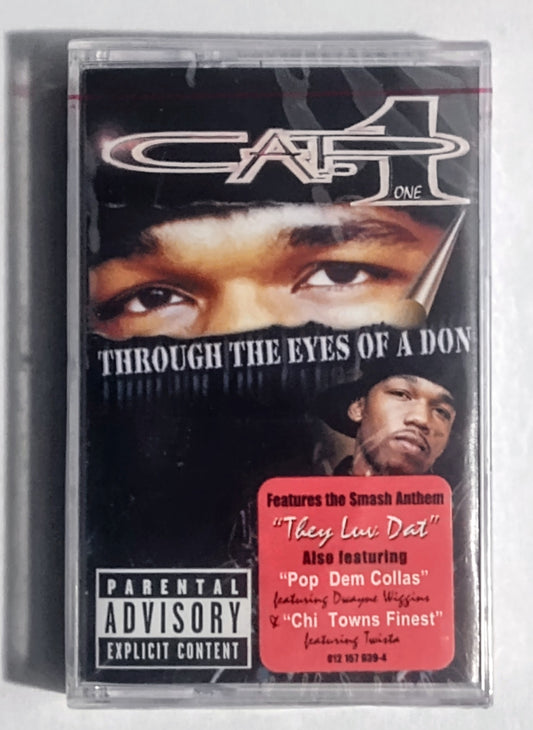 Cap.One - “Through The Eyes Of A Don” - CASSETTE TAPE M/M (Sealed with hype sticker)