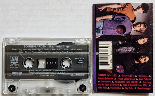 Soundgarden - “Badmotorfinger” - CASSETTE TAPE VG+VG