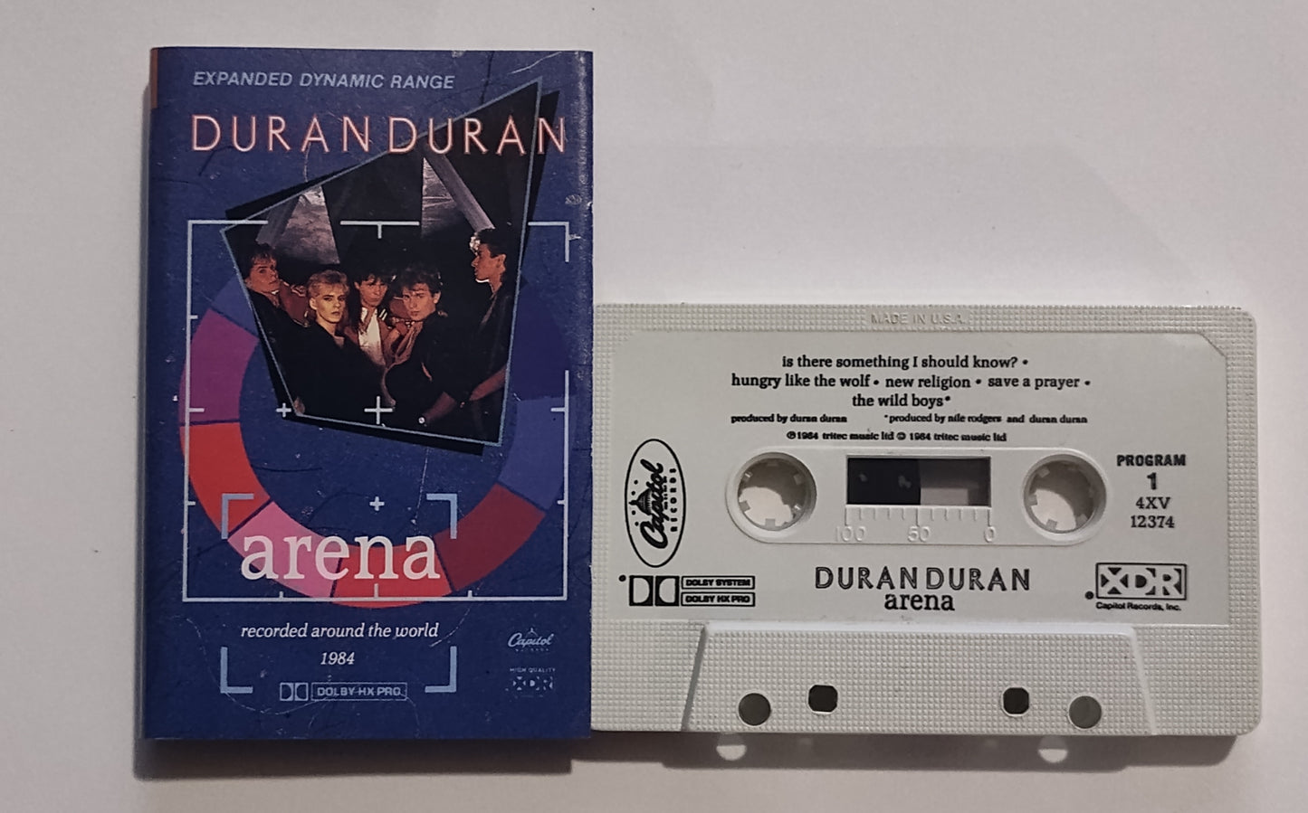Duran Duran - "Arena" - CASSETTE TAPE (DOLBY) VG/VG+