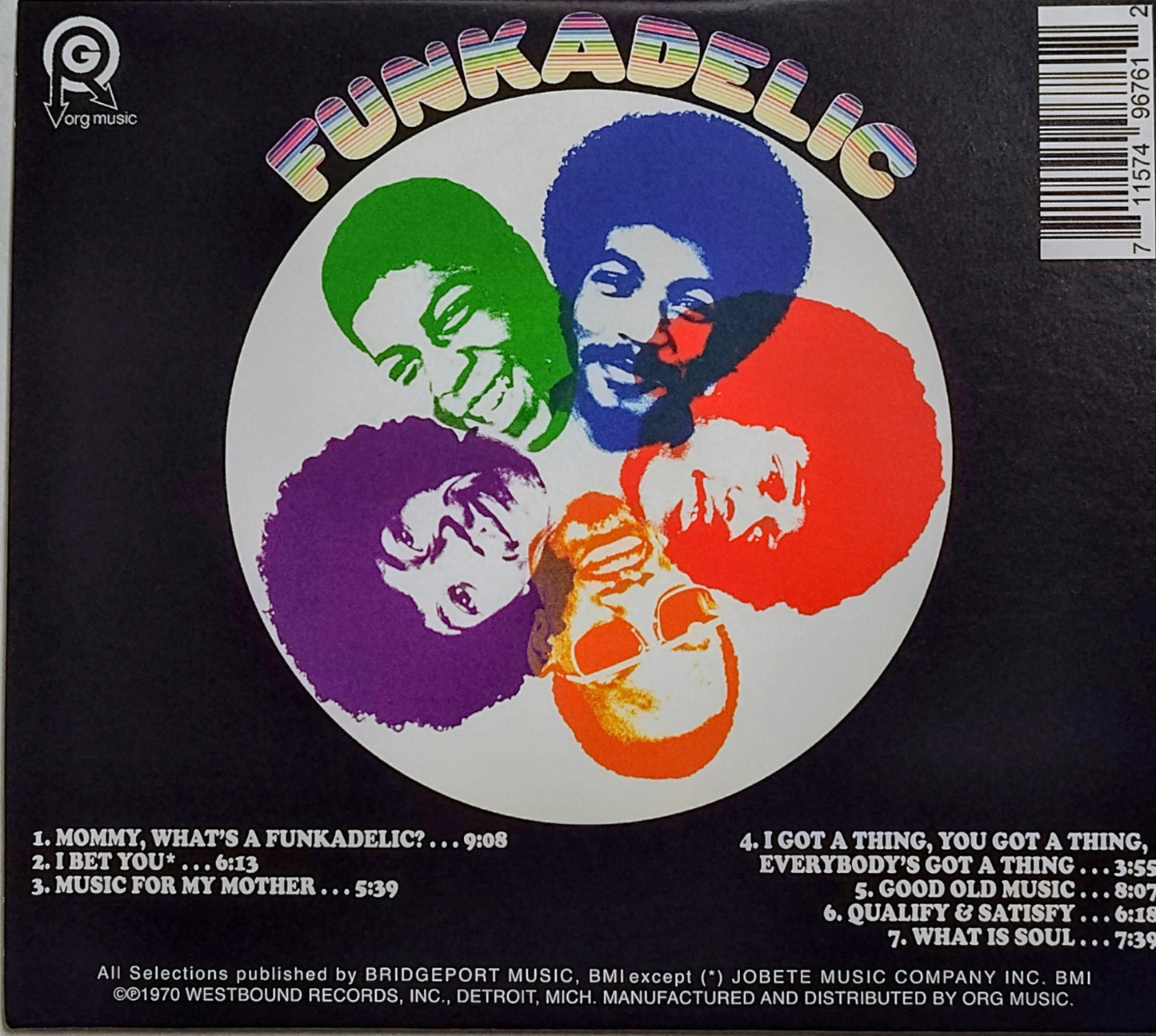 Funkadelic - “Funkadelic (Reissue)” - INDIE COMPACT DISC NM/NM