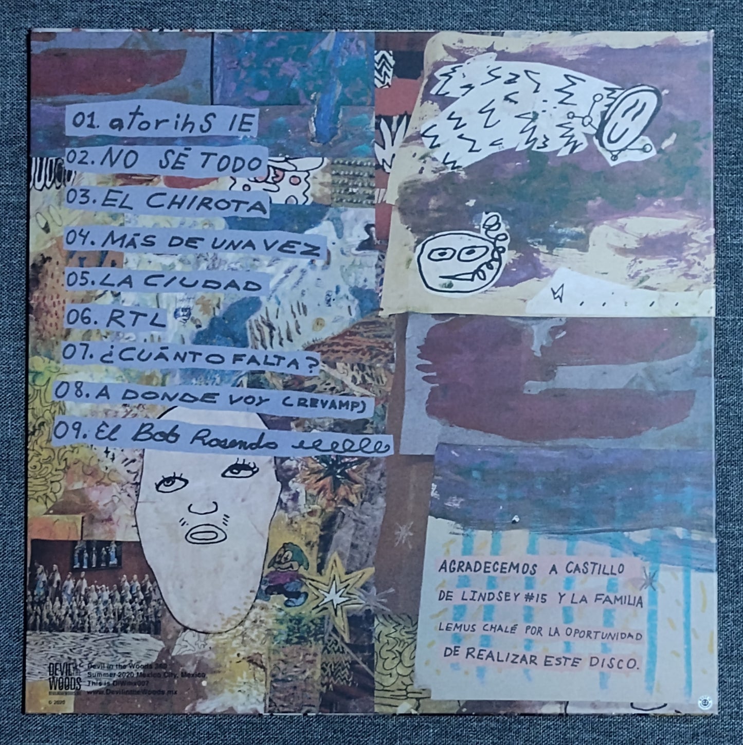 El Shirota - "Tiempos Raros" - INDIE VINYL RECORD (Burgundy Color Vinyl) NM/NM