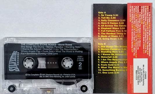 Stone Roses - “The Complete Stone Roses” - CASSETTE TAPE (BMG Version- RARE!) VG+/VG+