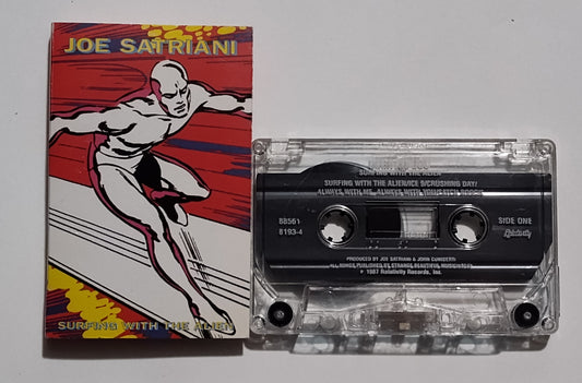 Joe Satriani - "Surfing With The Alien" - CASSETTE TAPE VG+/VG+