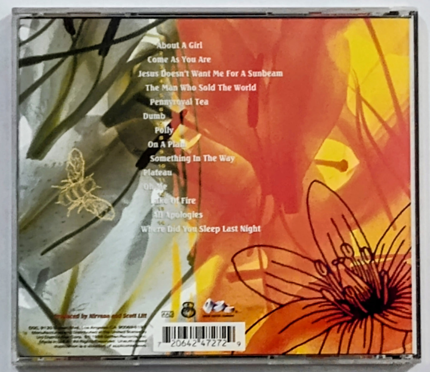 Nirvana - “MTV Unplugged” - COMPACT DISC VG+/VG+ *🌟*