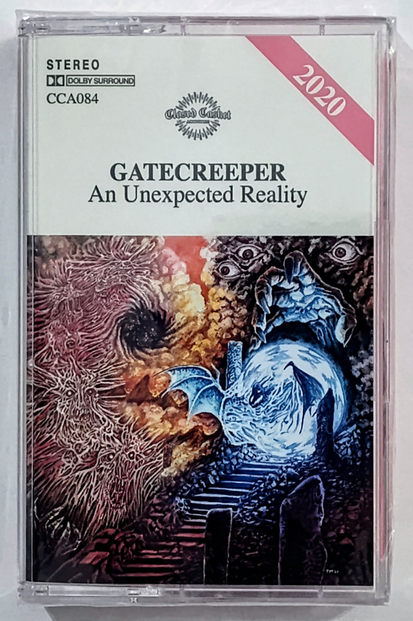 Gatecreeper - “An Unexpected Reality” - INDIE CASSETTE TAPE (Pink Shell) M/M (Sealed)