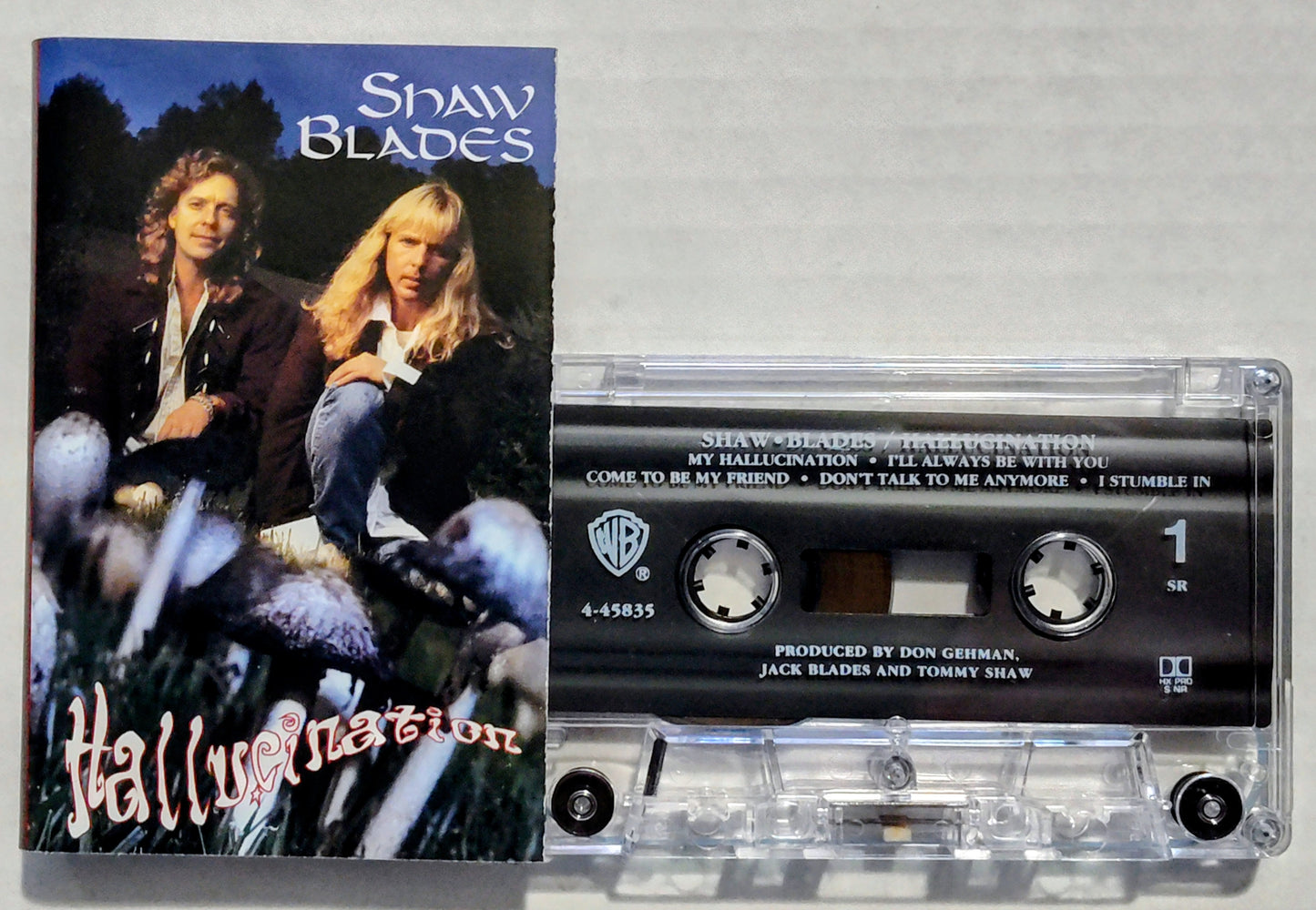 Shaw Blades - “Hallucination” - CASSETTE TAPE VG+/VG+