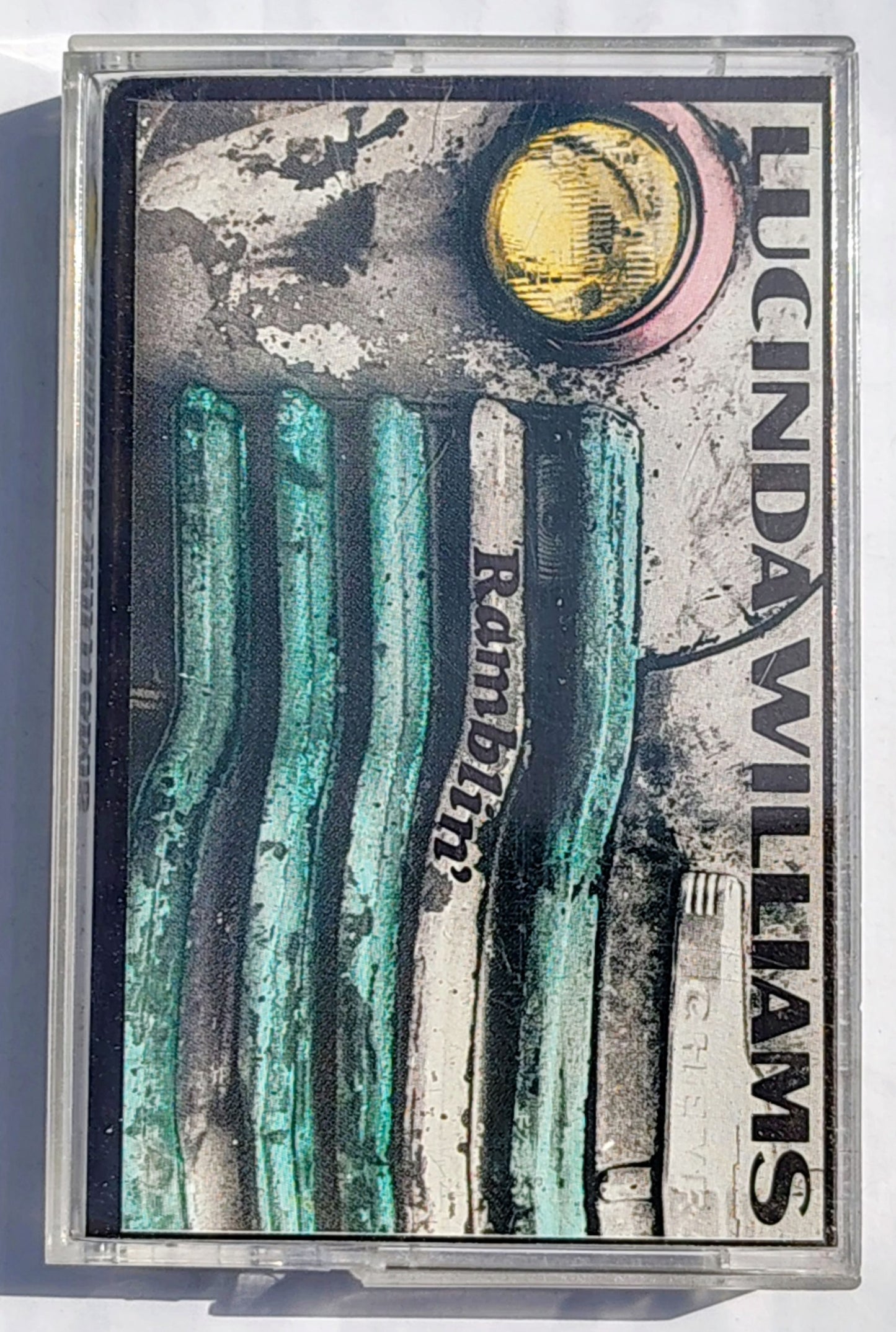 Lucinda Williams - “Ramblin’” - CASSETTE TAPE VG/VG+
