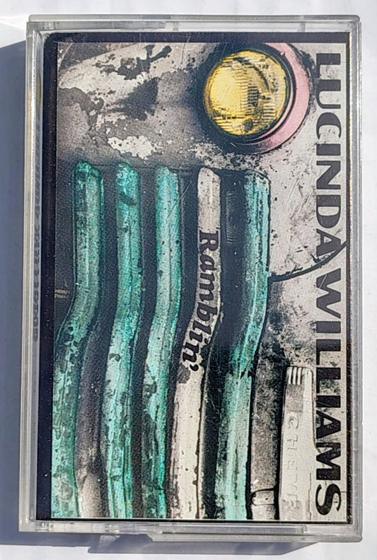 Lucinda Williams - “Ramblin’” - CASSETTE TAPE VG/VG+