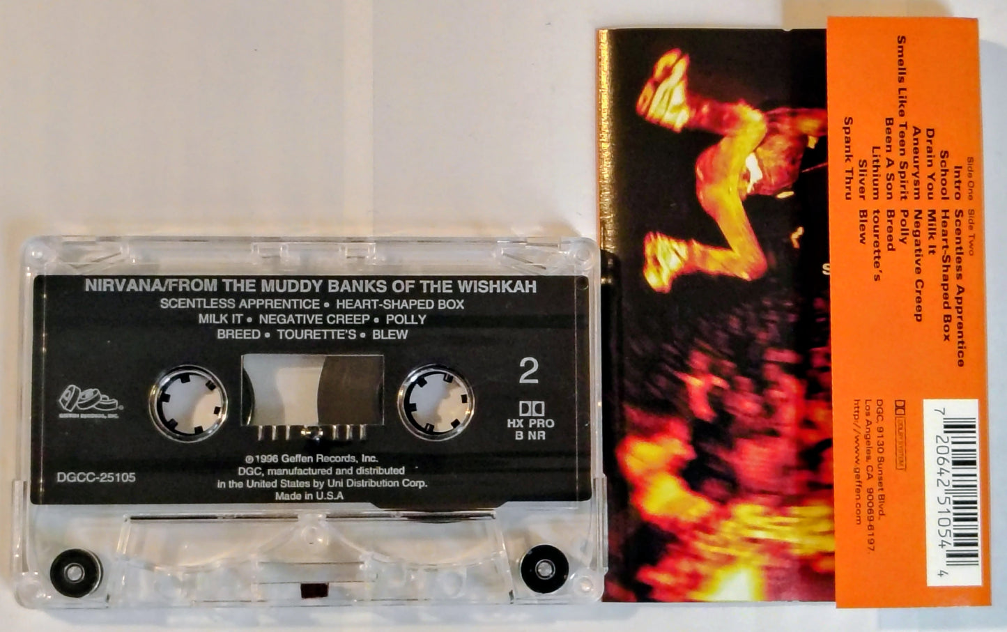 Nirvana - “From The Muddy Banks Of The Wishkah” - CASSETTE TAPE VG+/VG+ *🚨*