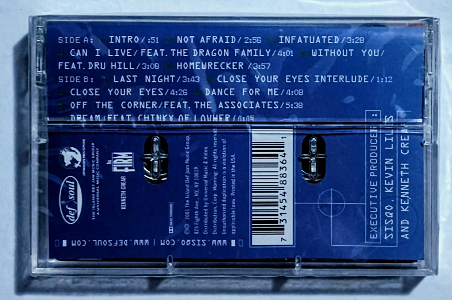 Sisquo - “Return Of The Dragon” - CASSETTE TAPE M/M (Sealed)