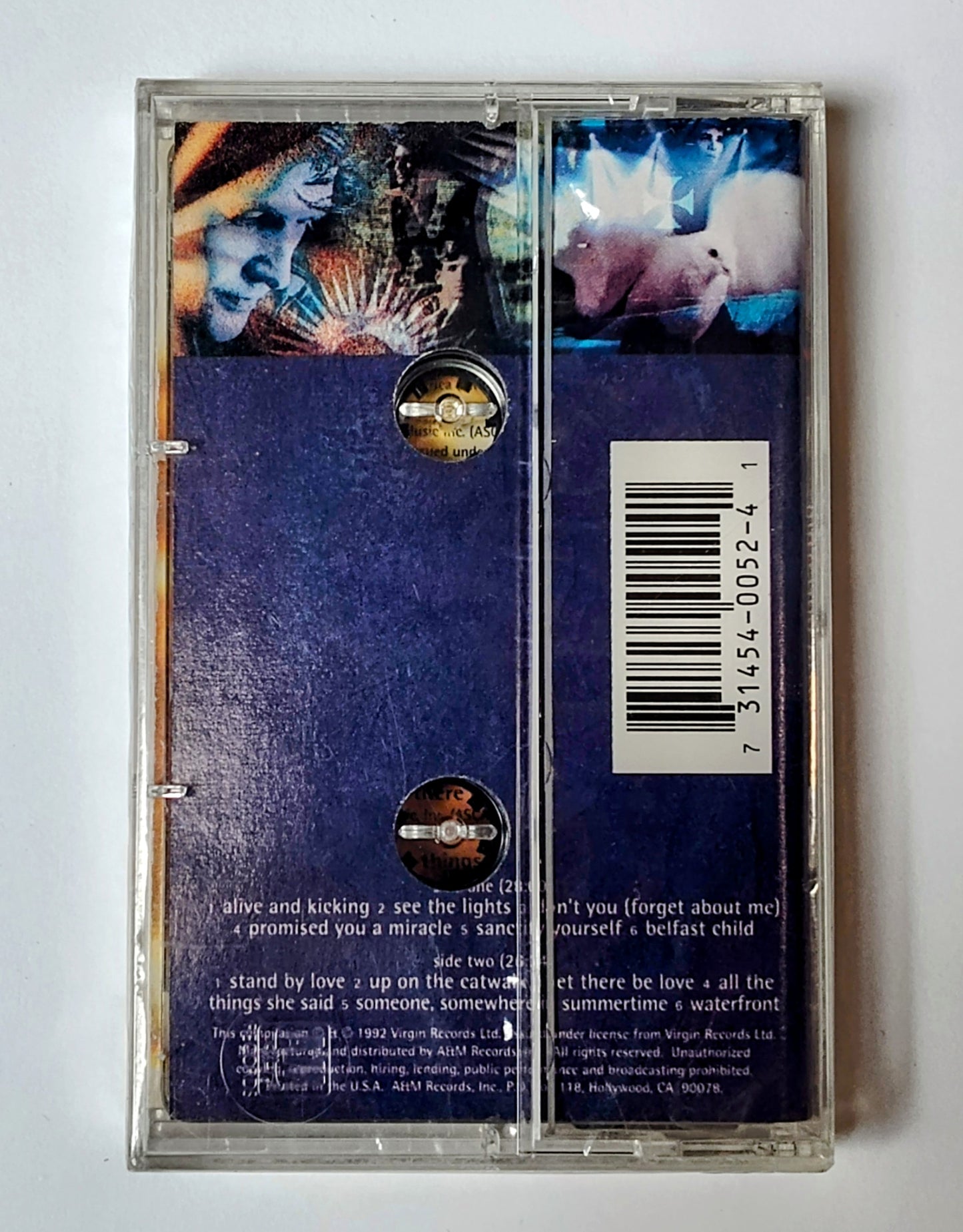 Simple Minds - "Glittering Prize (Sealed; crack in spine of case) - CASSETTE TAPE Mint/Near Mint