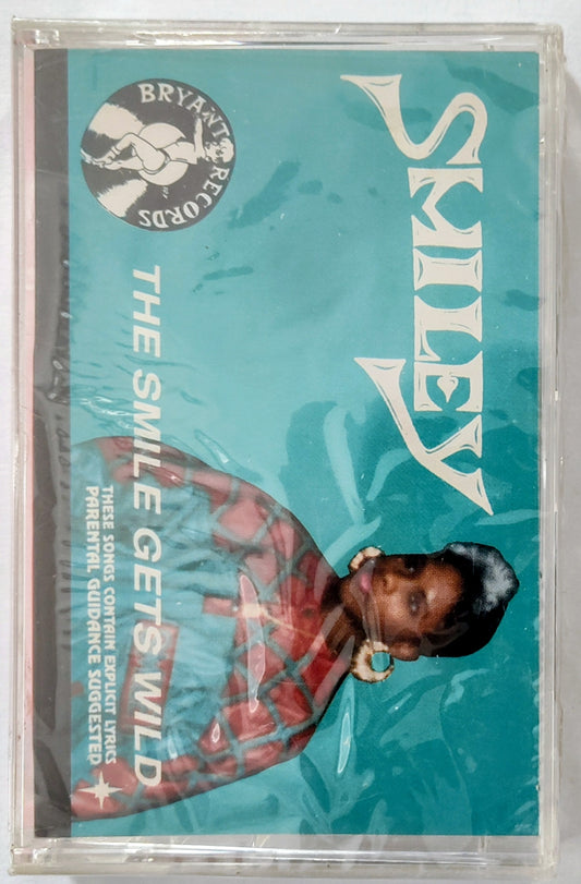 Smiley - “The Smile Gets Wild” - CASSETTE TAPE NM/M (Sealed; cracked back of case)