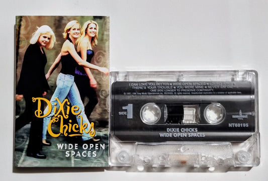 Dixie Chicks - "Wide Open Spaces" - CASSETTE TAPE VG+/VG+