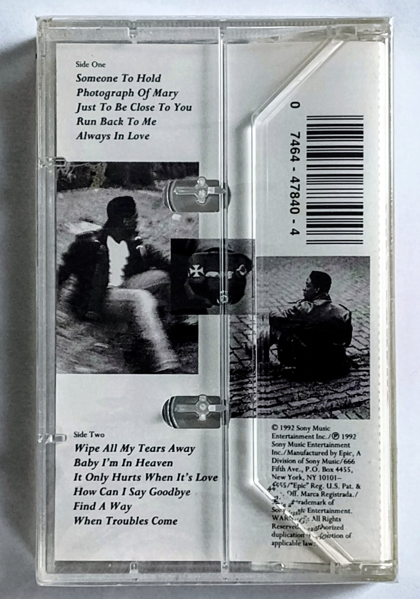 Trey Lorenz - “Trey Lorenz” - CASSETTE TAPE NM/M (Sealed; torn cellophane)