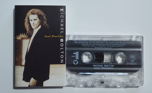 Michael Bolton - "Soul Provider" - CASSETTE TAPE (DOLBY) VG+/VG+