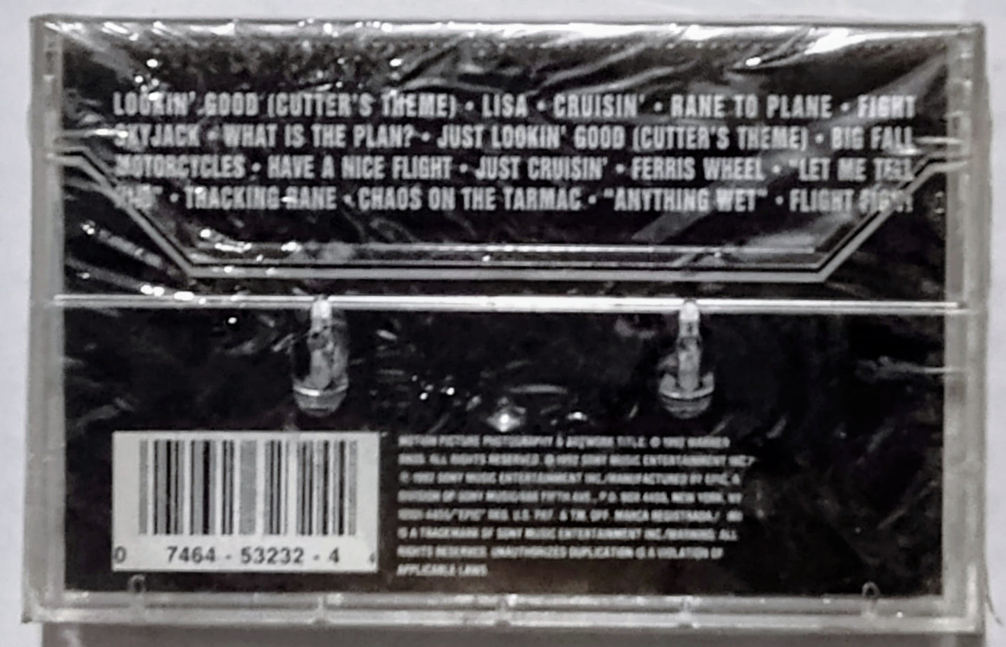 Stanley Clarke - “Passenger 57 Soundtrack” - CASSETTE TAPE NM/M (Sealed; shelf wear)