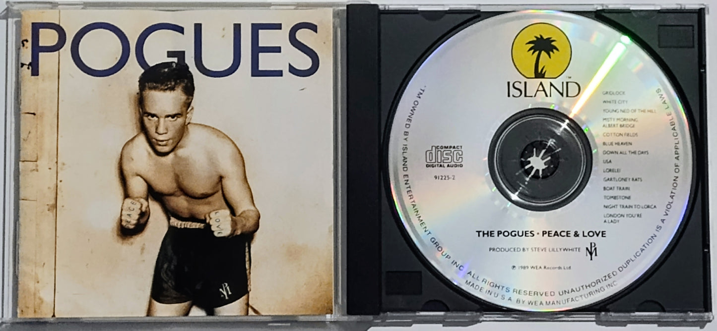 Pogues, The - “Peace And Love” - COMPACT DISC VG+/VG+