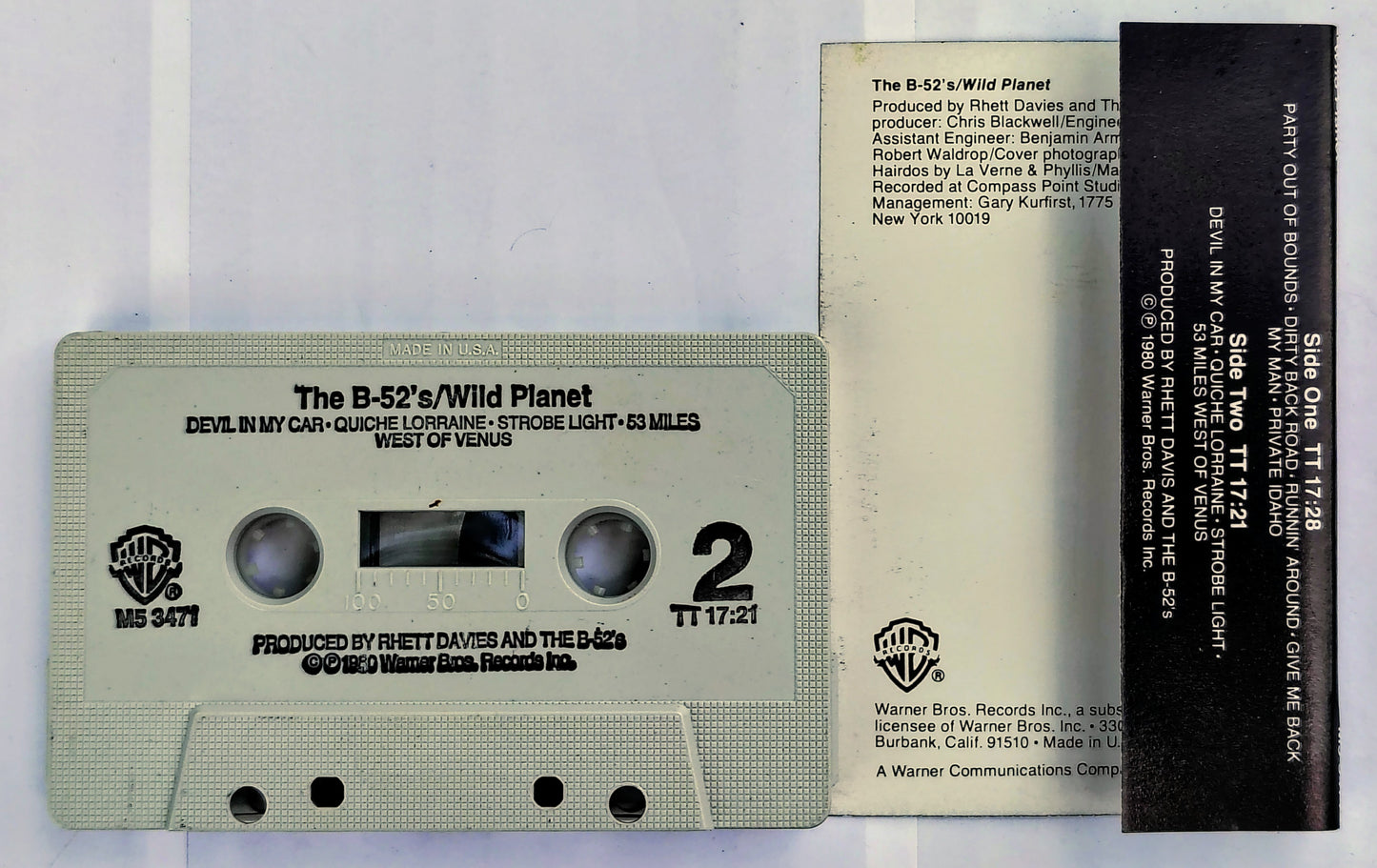 B-52's, The - "Wild Planet" - CASSETTE TAPE VG+/VG+