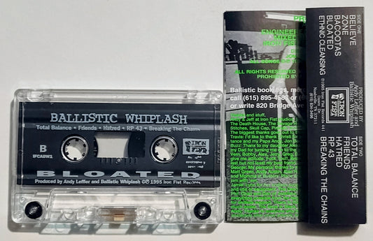 Ballistic Whiplash - "Bloated" - CASSETTE TAPE VG+/VG+