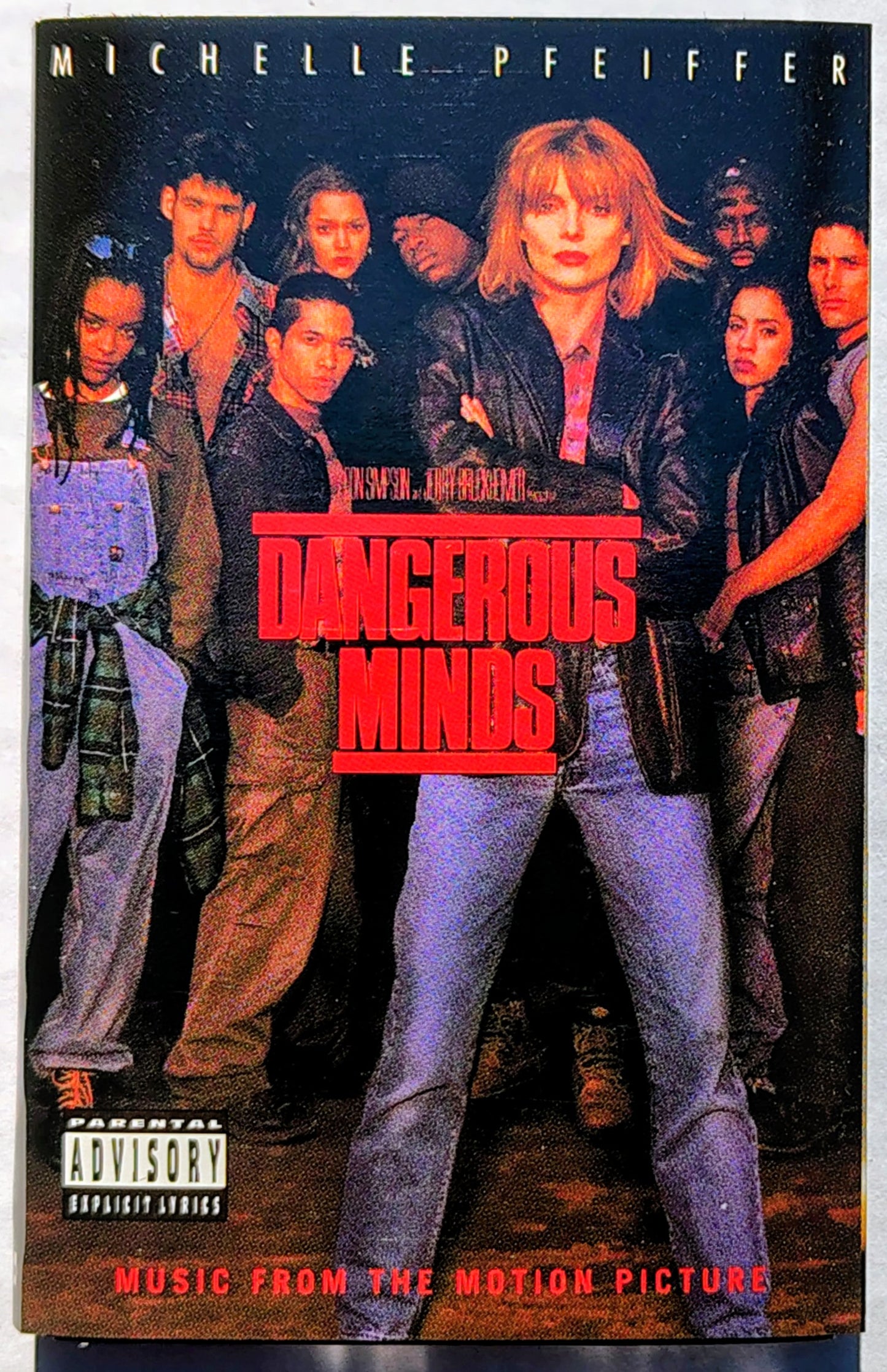 Various Artists - “Dangerous Minds Soundtrack” - CASSETTE TAPE VG+/VG+ (Version Not In Discogs Database)
