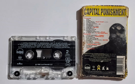 Big Punisher - "Capital Punishment" - CASSETTE TAPE (DOLBY HX PRO B NR; Cigarette Flip-top box case) G/VG+