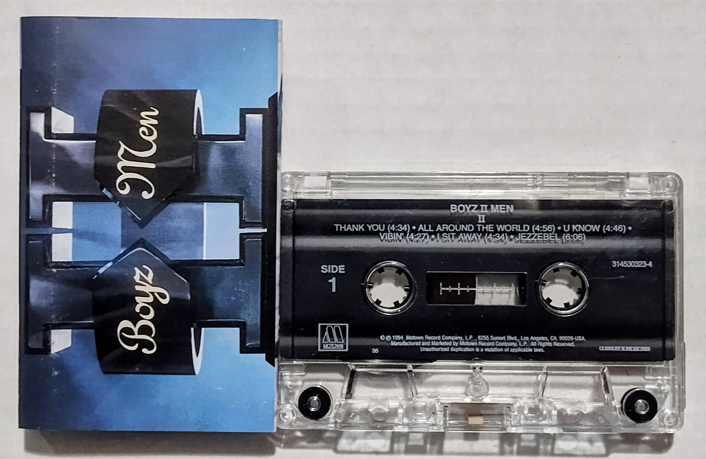 Boyz II Men - “II” - CASSETTE TAPE VG/VG