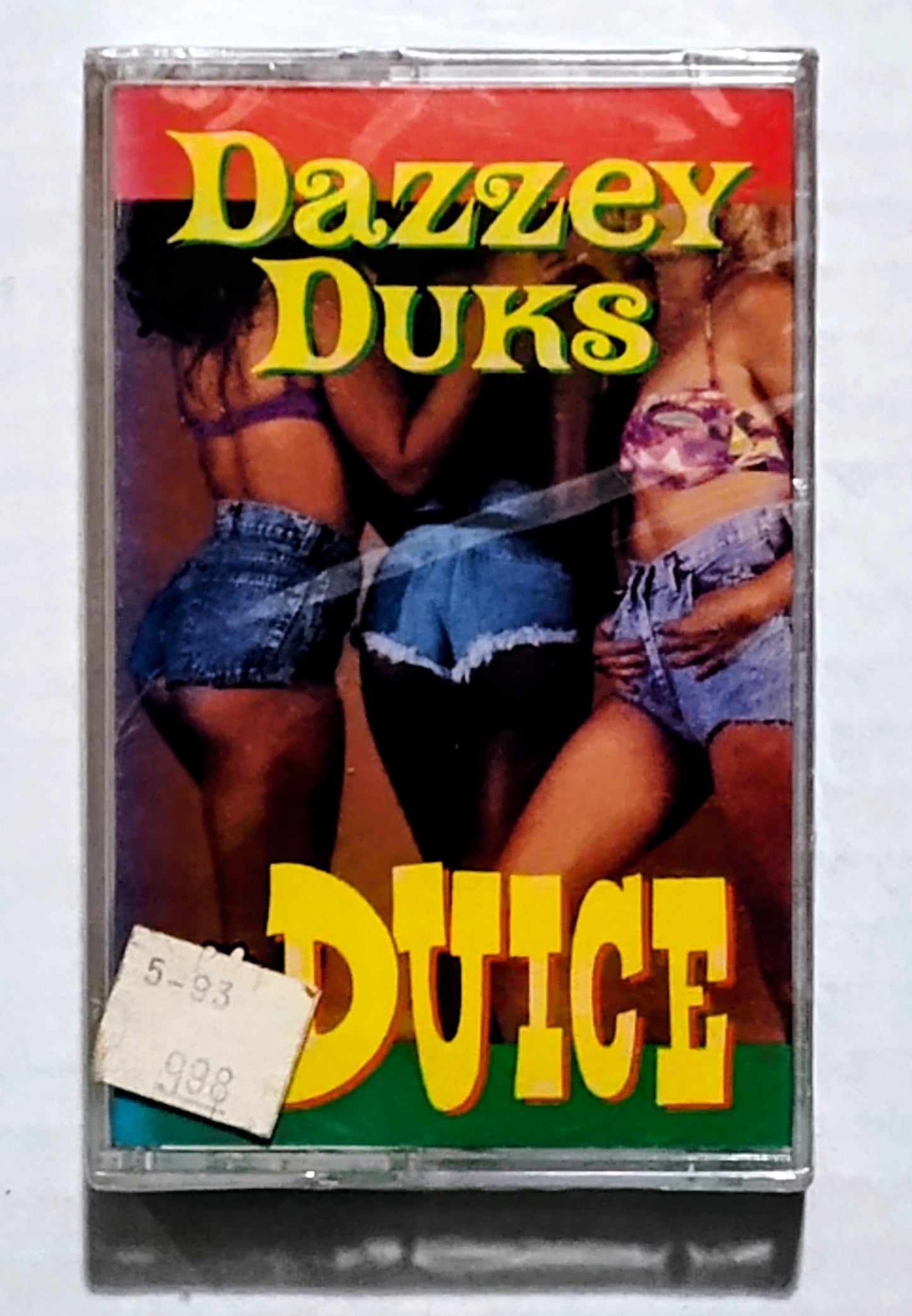 Duice - “Dazzey Duks” - CASSETTE TAPE NM/M (Sealed; lightstruck spine; small crack on underside of case)