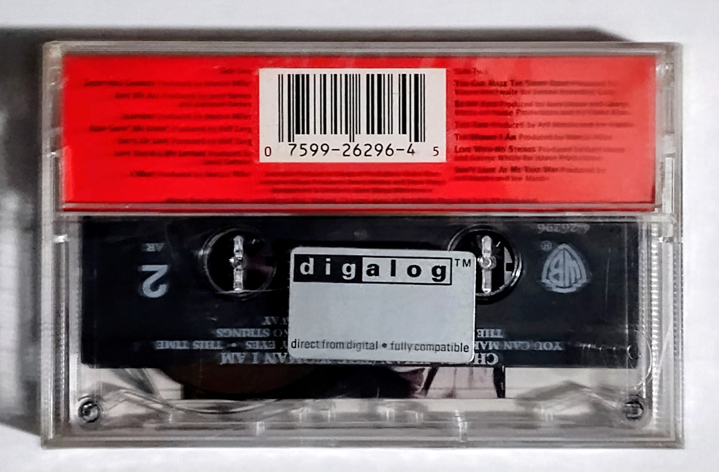 Chaka Khan - “The Woman I Am” - CASSETTE TAPE NM/M (Sealed; section of cellophane cleanly torn off)