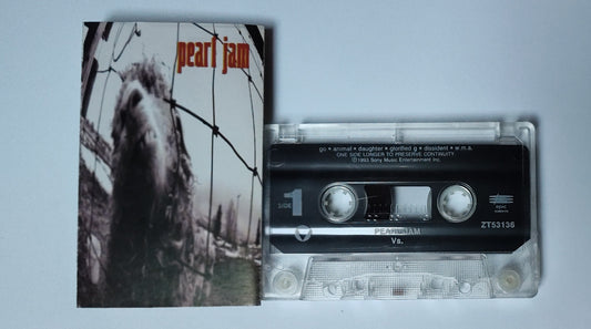 Pearl Jam - "Vs." - CASSETTE TAPE VG+/G