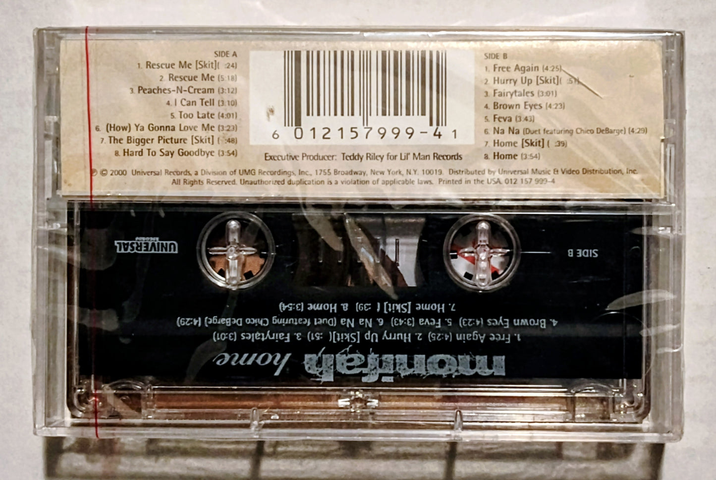 Monifah - “Home” - CASSETTE TAPE NM/M (Sealed with hype sticker; tiny crack in back of case)