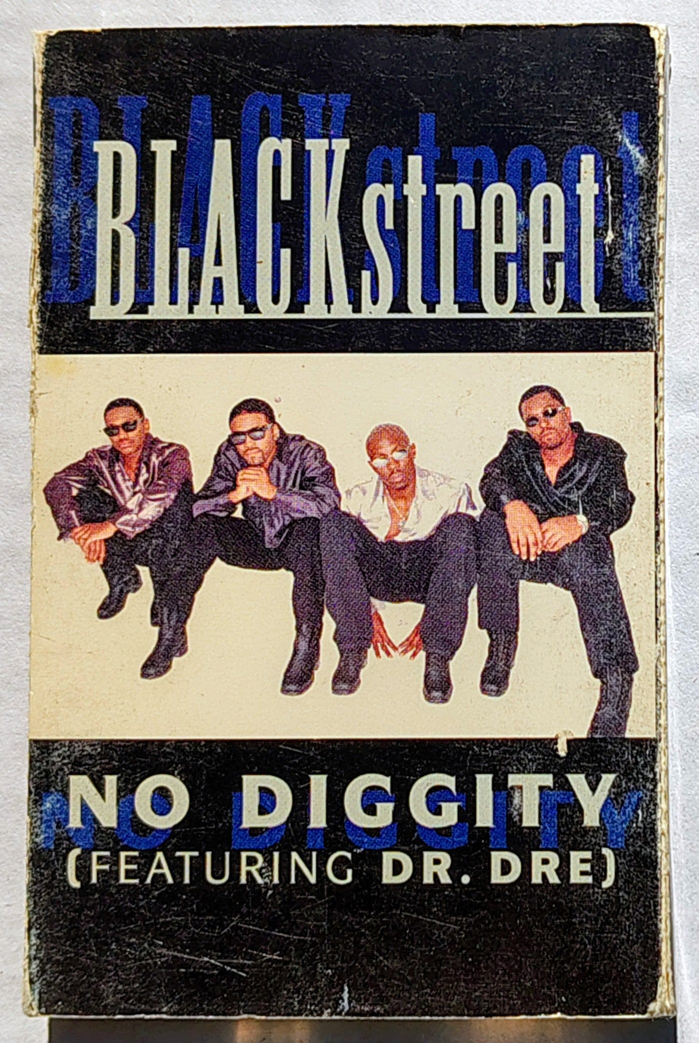BLACKstreet - "No Diggity" CASSETTE TAPE (Single) G+/G+