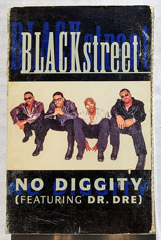 BLACKstreet - "No Diggity" CASSETTE TAPE (Single) G+/G+