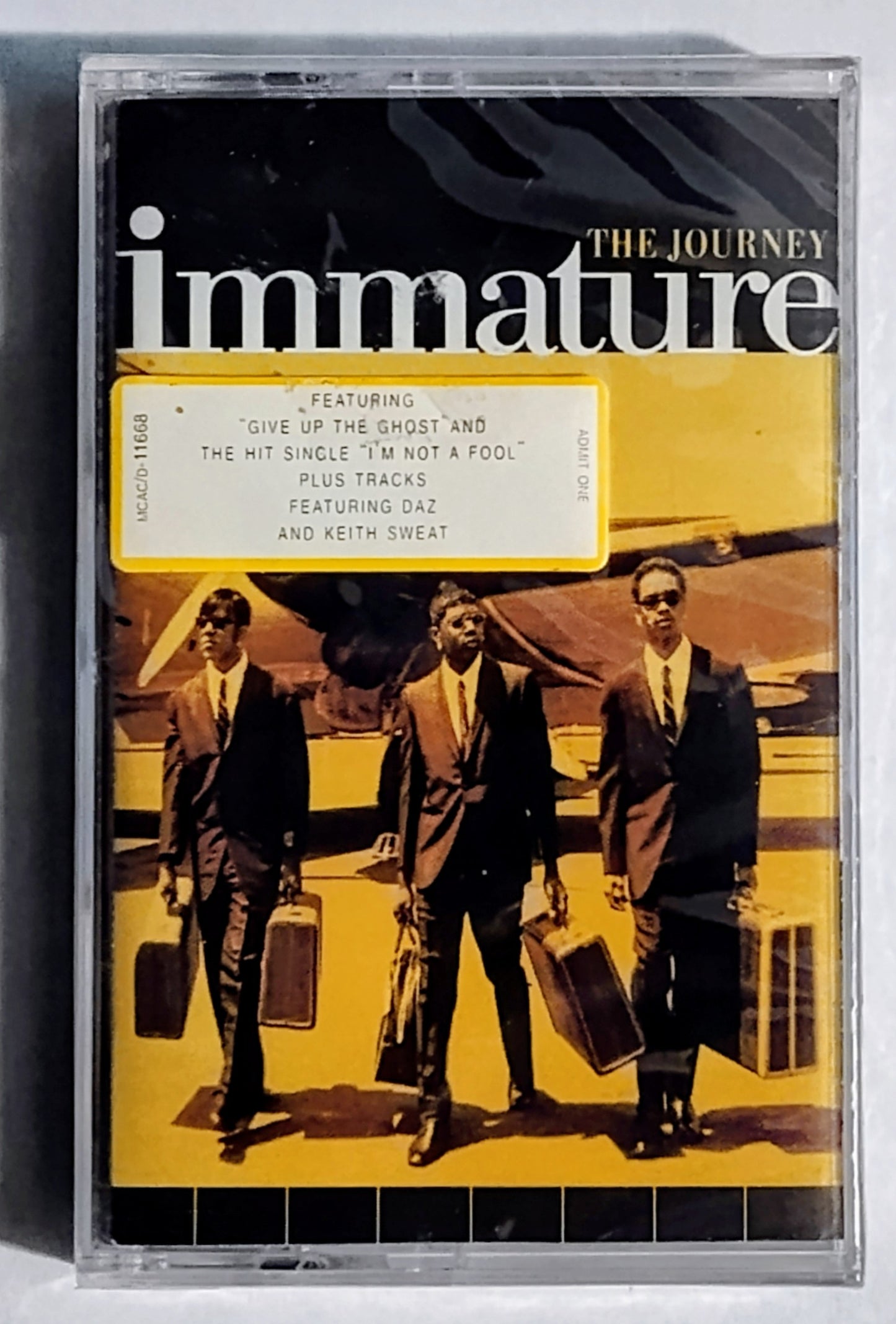 Immature - "The Journey" - CASSETTE TAPE (DOLBY HX PRO B NR) M/M (Sealed w/ hype sticker)