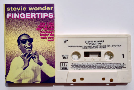 Stevie Wonder - "Fingertips" - CASSETTE TAPE (DOLBY) NM/NM