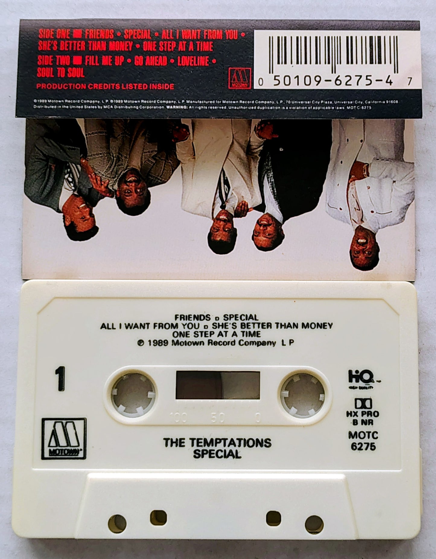 The Temptations - "Special" - CASSETTE TAPE VG+/VG+