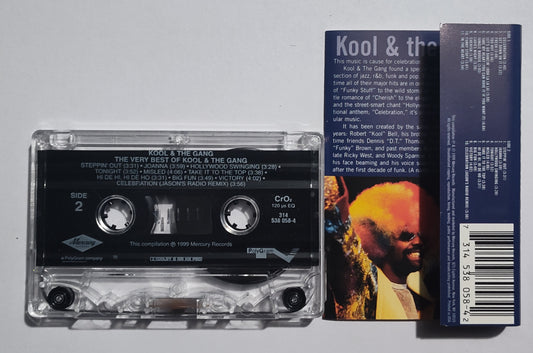 Kool & The Gang - "The Very Best Of" - CASSETTE TAPE (Chrome) VG+/VG+